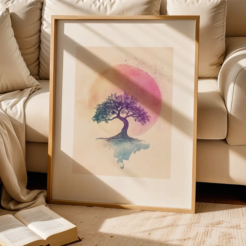 Pastel zen art print collection