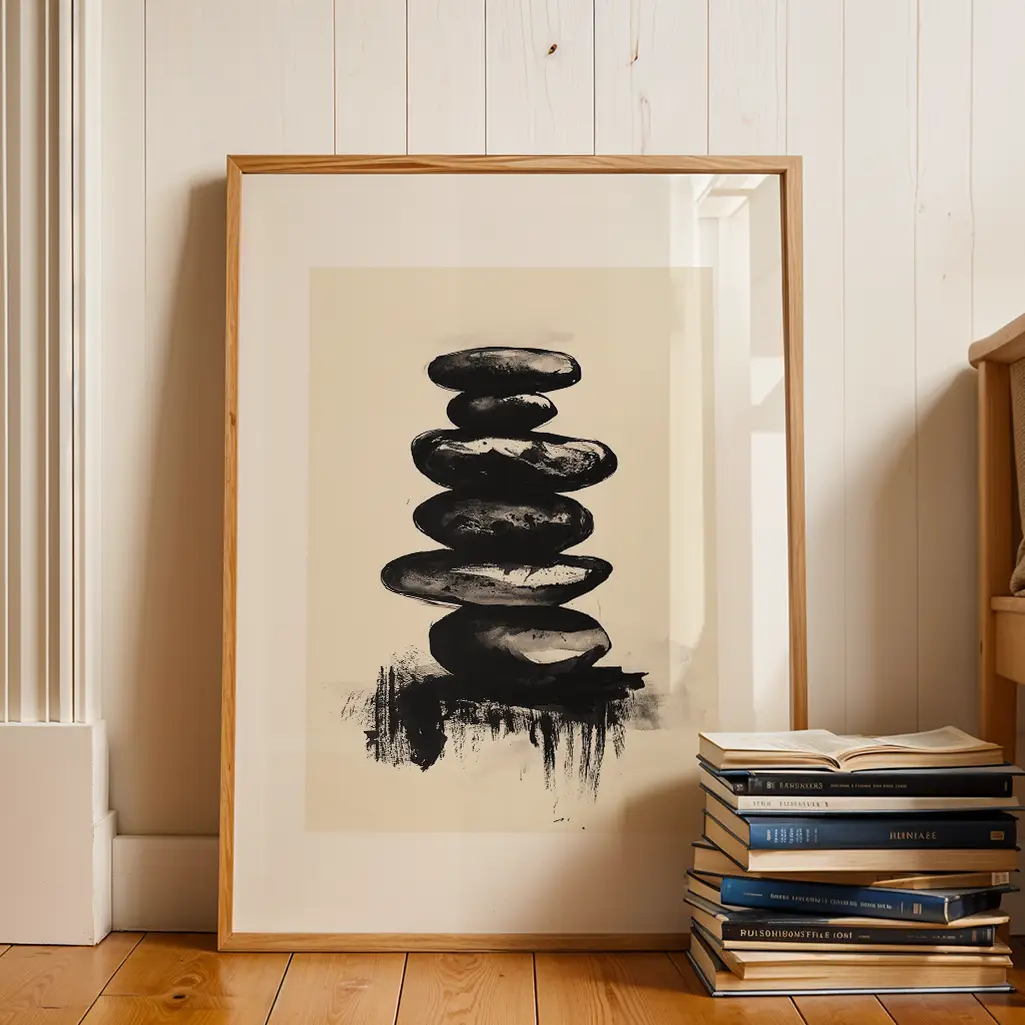 Wabi-Sabi zen art print collection